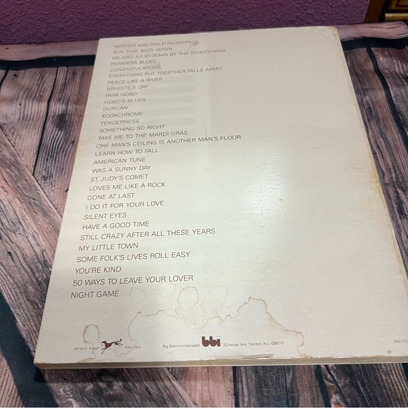 Vintage Paul Simon, New Songs, 1976  song book, sheet music, 30+ songs - Picture 2 of 9